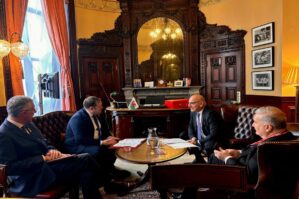 Elçin Əmirbəyov Böyük Britaniyanın milli təhlükəsizlik üzrə müşaviri ilə görüşdü - FOTO