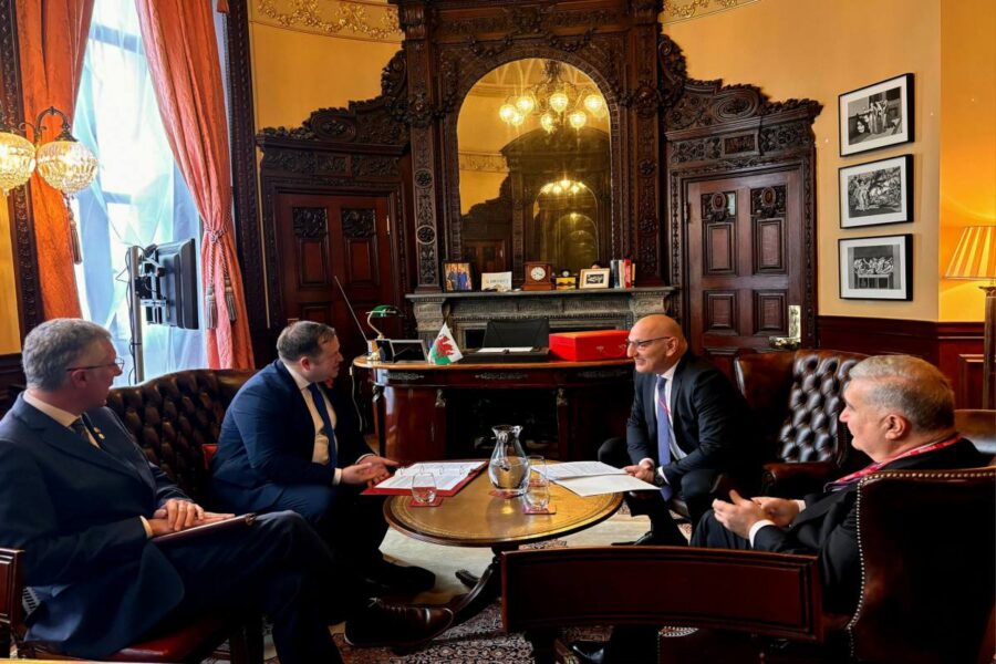 Elçin Əmirbəyov Böyük Britaniyanın milli təhlükəsizlik üzrə müşaviri ilə görüşdü - FOTO