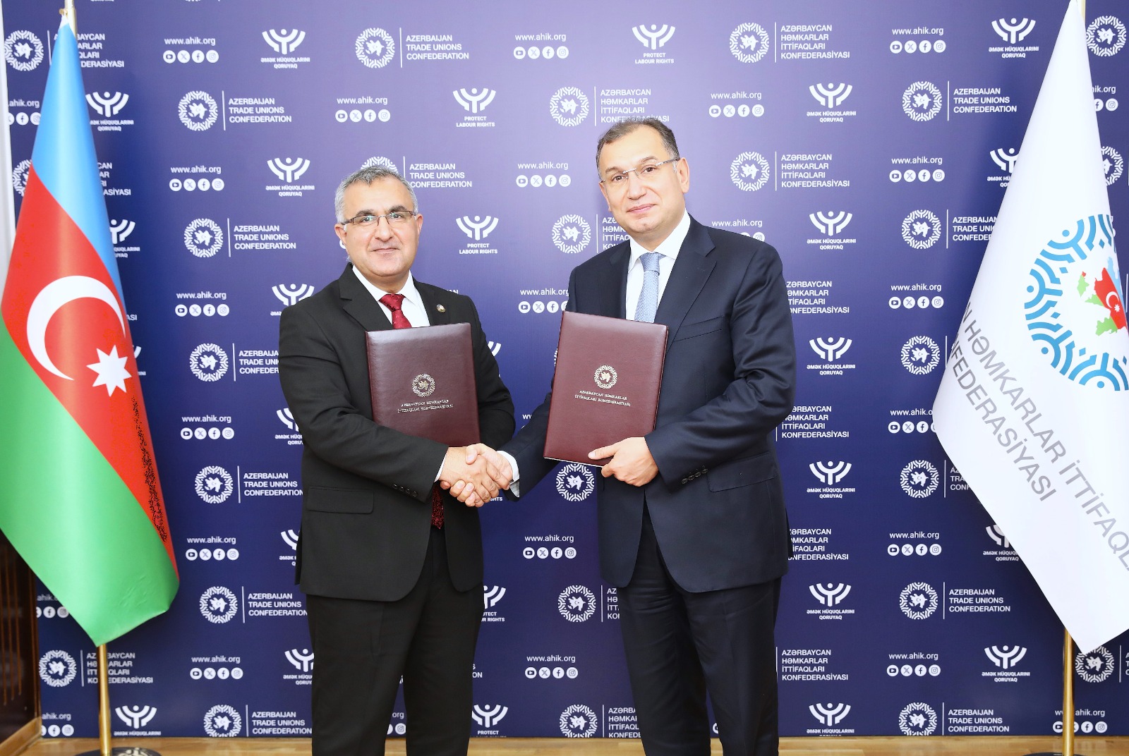 AHİK ilə Mediasiya Şurası arasında memorandum imzalandı - FOTOLAR