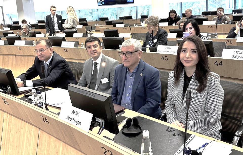 AHİK nümayəndə heyəti Brüsseldəki iclasda iştirak etdi - FOTOLAR