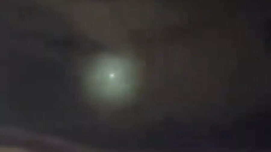 Türkiyə səmasında qəribə işıq göründü - VİDEO