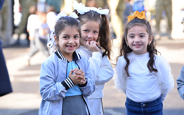 Cəbrayılda ilk dərs günü... - FOTOLAR