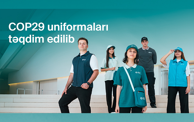 COP29 konfransı əməkdaşlarının formaları - FOTO