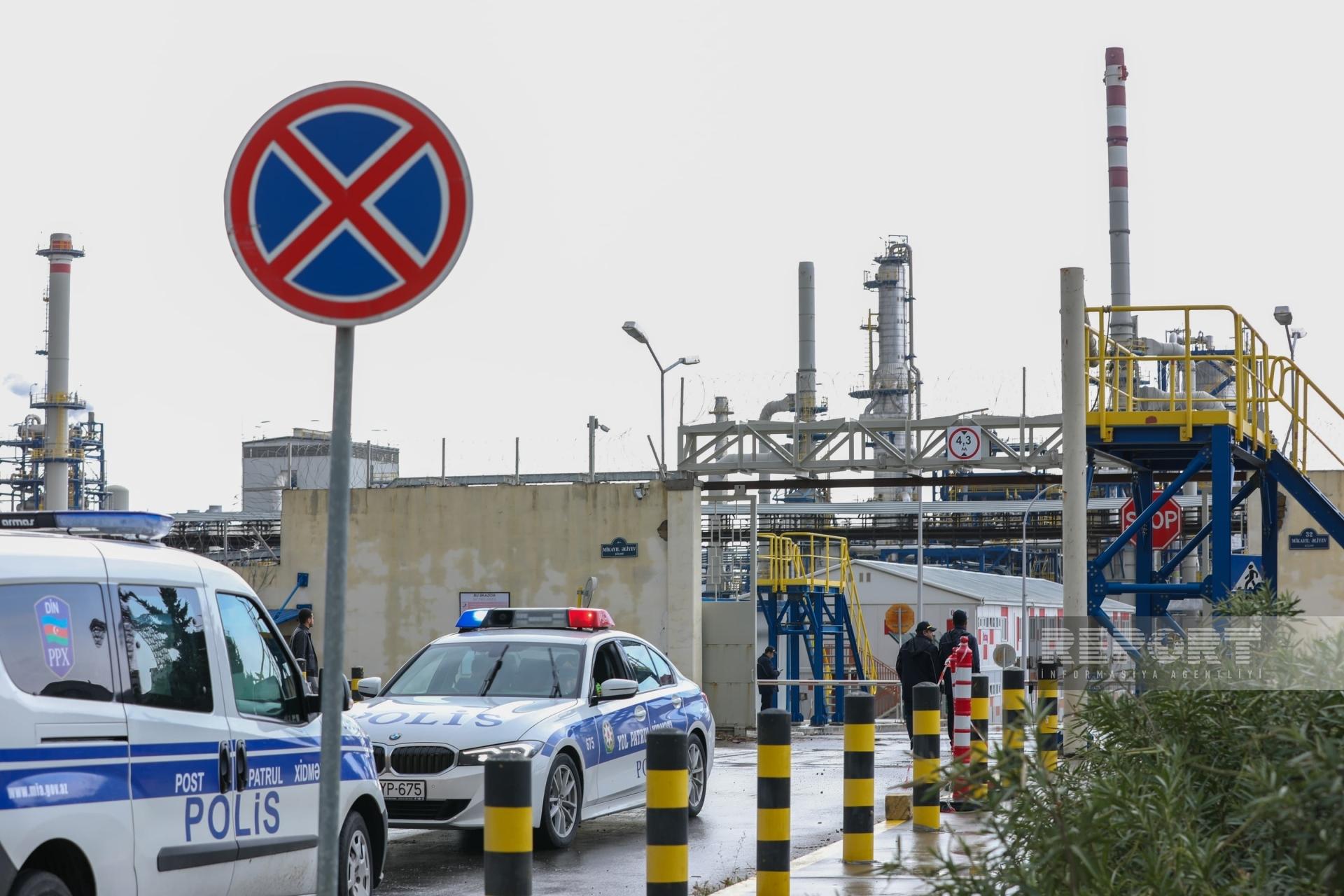 Neft Emalı Zavodundakı yanğın söndürüldü - VİDEO