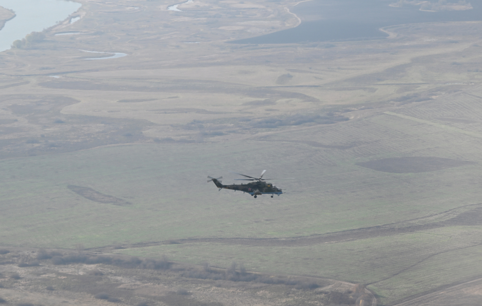 Prezidentin təyyarəsi Kazana belə gəldi - VİDEO