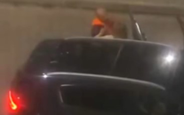 Bakıda qadın zorla avtomobilə mindirildi - VİDEO 1 kad