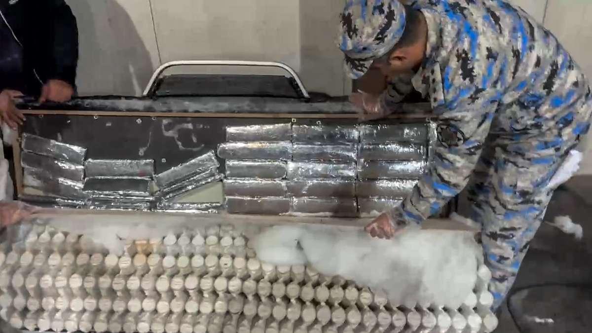 Bolqarıstana narkotik aparan sürücü Naxçıvanda saxlanıldı - FOTOLAR