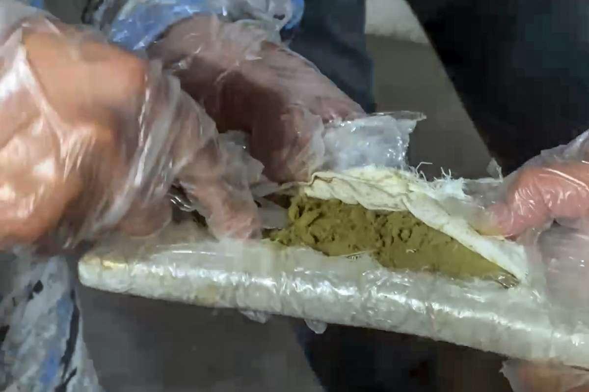 Bolqarıstana narkotik aparan sürücü Naxçıvanda saxlanıldı - FOTOLAR