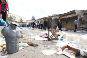Hazırda “Vosmoy” bazarındakı vəziyyət... - FOTOLAR