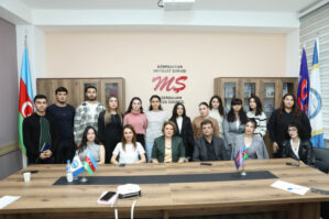 BDU-da Vüsalə Mahirqızı ilə görüş keçirildi - FOTOLAR