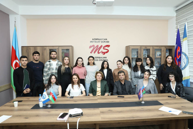 BDU-da Vüsalə Mahirqızı ilə görüş keçirildi - FOTOLAR