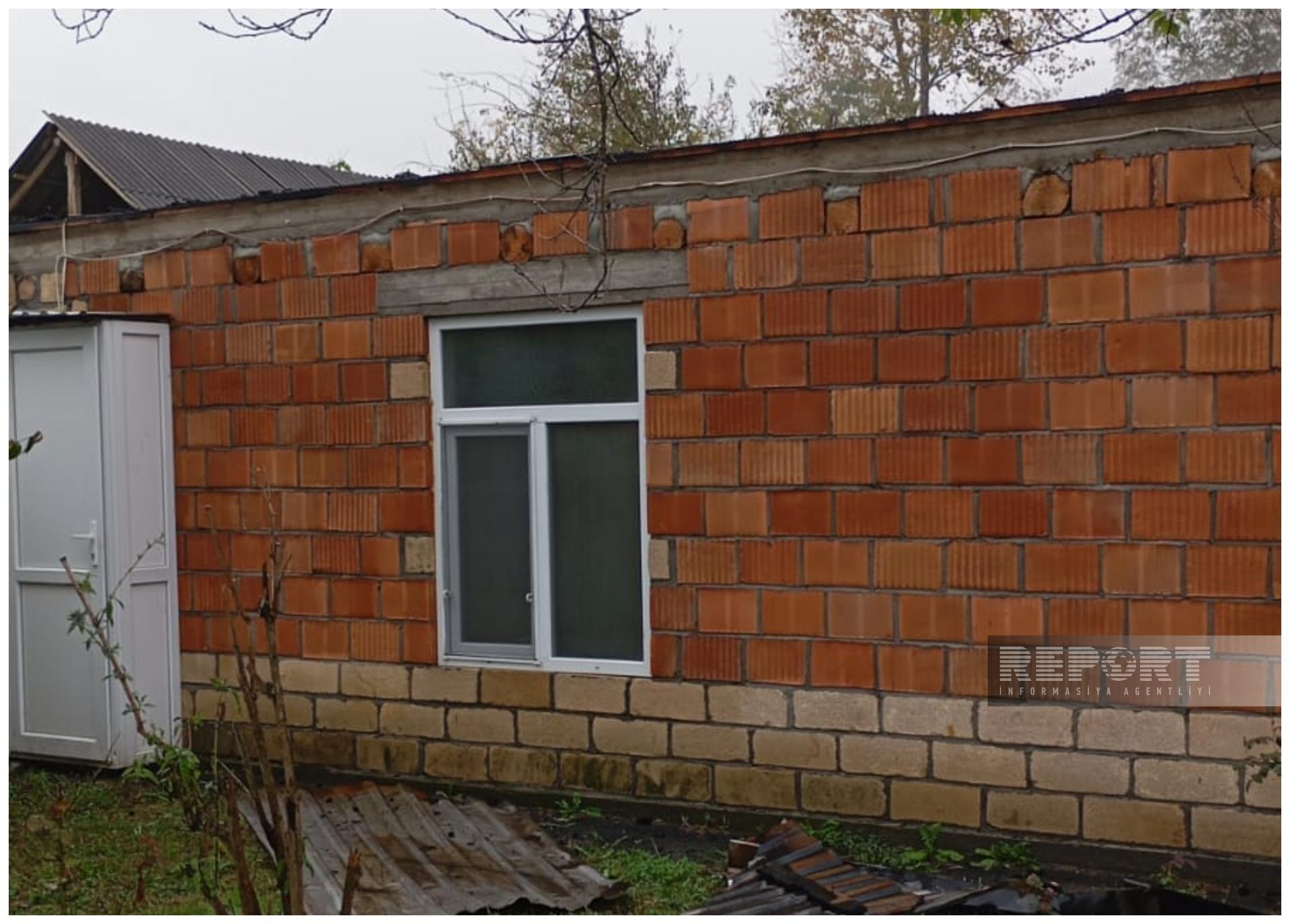 Balakəndə şəhidin xatirə muzeyi yandı - FOTOLAR