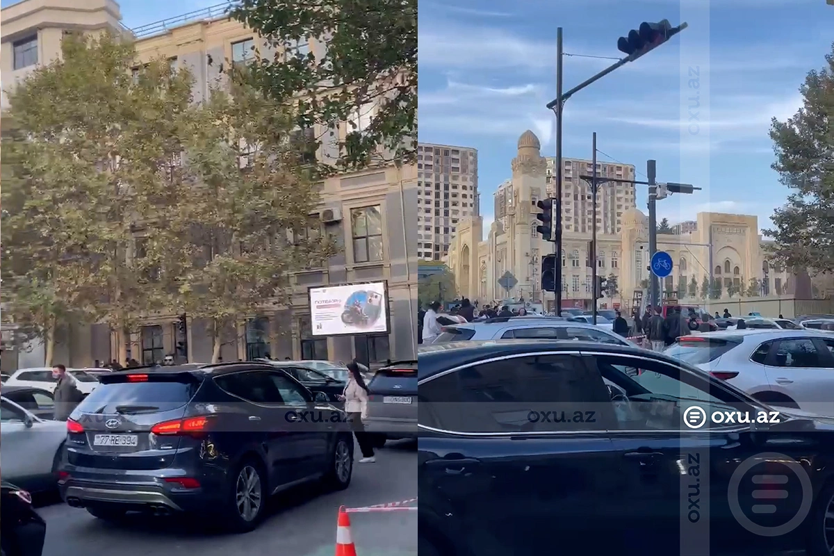 Ötən gün quraşdırılan işıqfor bu gün xarab oldu - VİDEO