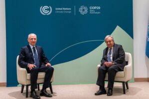 COP29-un prezidenti Antonio Quterreşlə görüşdü