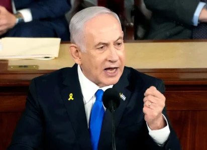 Israel Prime Minister Benjamin Netanyahu addresses US Congress Washington DC July 24 2024