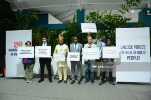 COP29-da müstəmləkə əleyhinə aksiya keçirildi - FOTOLAR