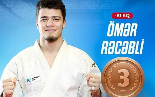 Cüdoçumuz Avropa Çempionatında bürünc medal qazandı 1 bronze