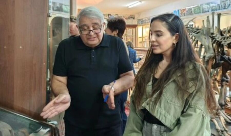 Leyla Əliyeva Təbiət Tarix Muzeyində - FOTO