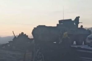 Ermənistan sərhədə haubitsa və hərbçilərini daşıyır? - VİDEO