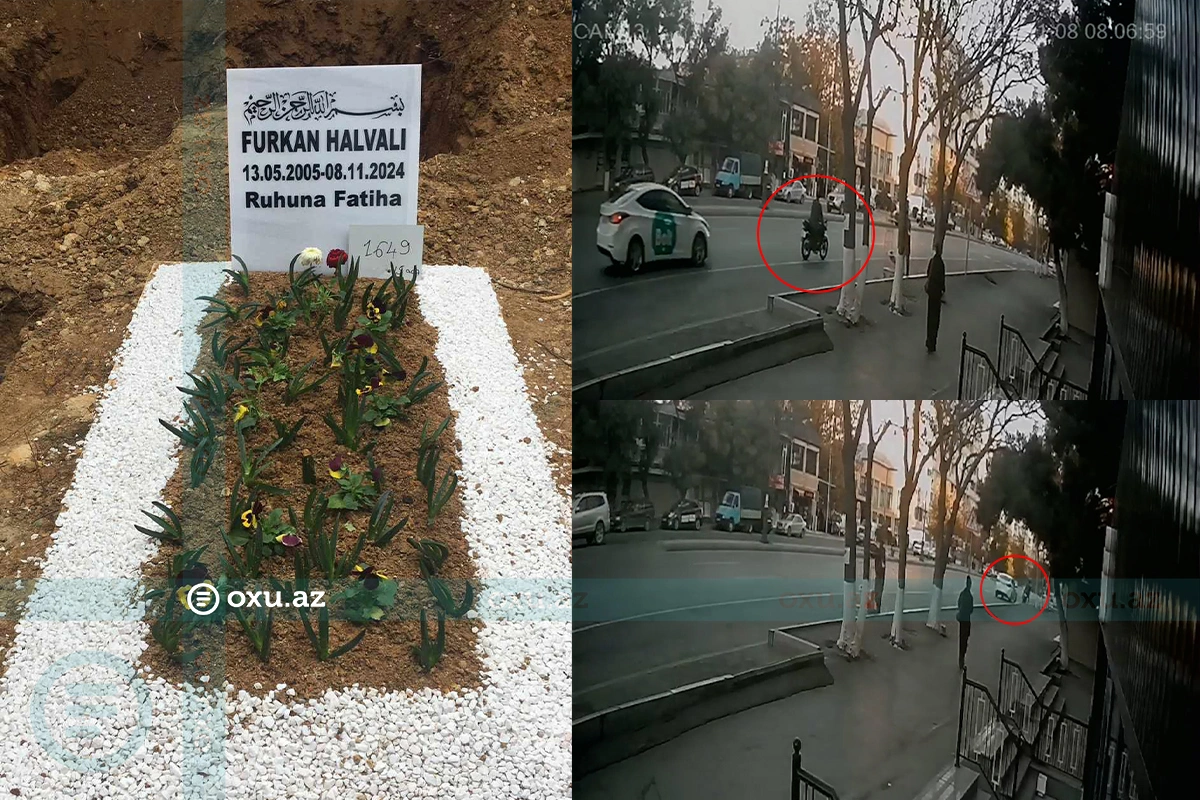 Taksi sürücüsü türkiyəli gəncin həyatına son qoydu - Anbaan video 1 genc merhum
