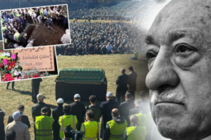 Fətullah Gülənin dəfn mərasimi: tabutu şok etdi - TƏFƏRRÜAT
