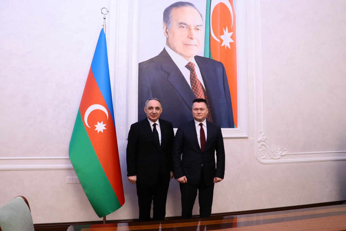 Kamran Əliyev rusiyalı həmkarı ilə görüşdü - FOTOLAR