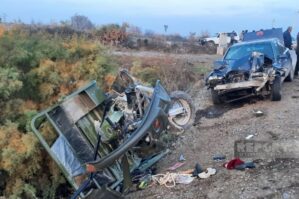 Kürdəmirdə ağır qəza: ölən var - FOTO