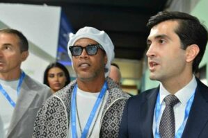 Ronaldinyodan Bakı səfəri ilə bağlı paylaşım - VİDEO