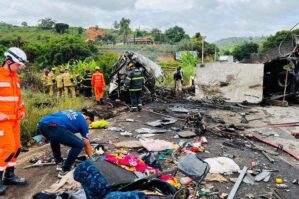 Braziliyada ağır qəza: Onlarla insan həyatını itirdi