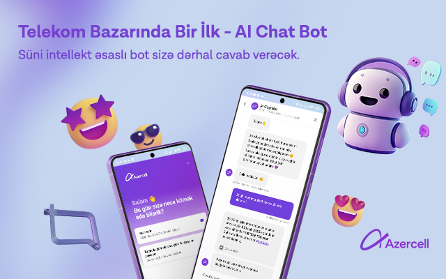 Azercell “AI Chat Bot” xidmətini təqdim edir