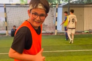 13 yaşlı Məhəmmədəli futbolçu imiş - VİDEO