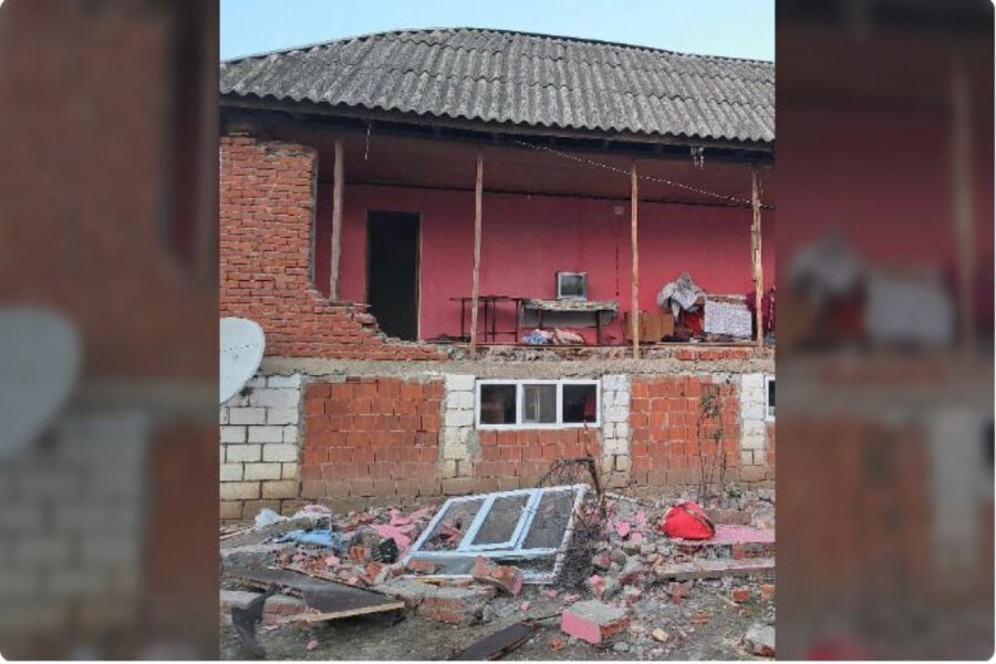 Masallıda evdə partlayış: xəsarət alan var - FOTO