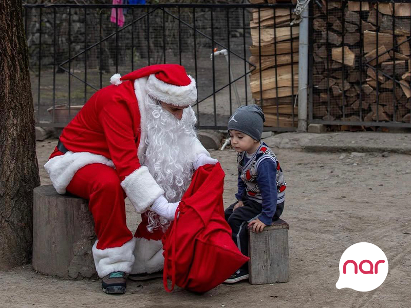 “Nar” Yeni il sevincini ucqar kəndlərdə yaşayan uşaqlarla paylaşdı - FOTOLAR