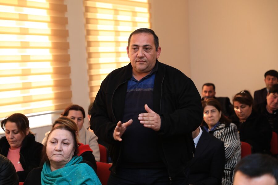 Niyazi Bayramov Gəncədə vətəndaşlarla görüşdü - FOTO