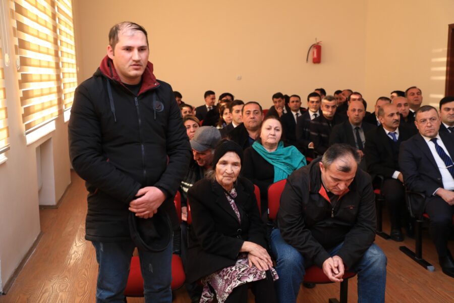 Niyazi Bayramov Gəncədə vətəndaşlarla görüşdü - FOTO