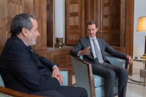 Bəşər Əsəd Abbas Əraqçi ilə görüşdü