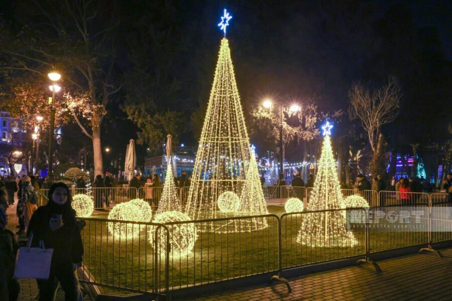 Bakı 2025-ci ili belə qarşılayır - FOTOLAR