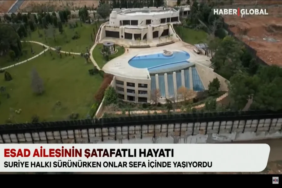 Xalqı səfalət içində yaşayan Əsəd ailəsinin dəbdəbəli həyatı - VİDEO