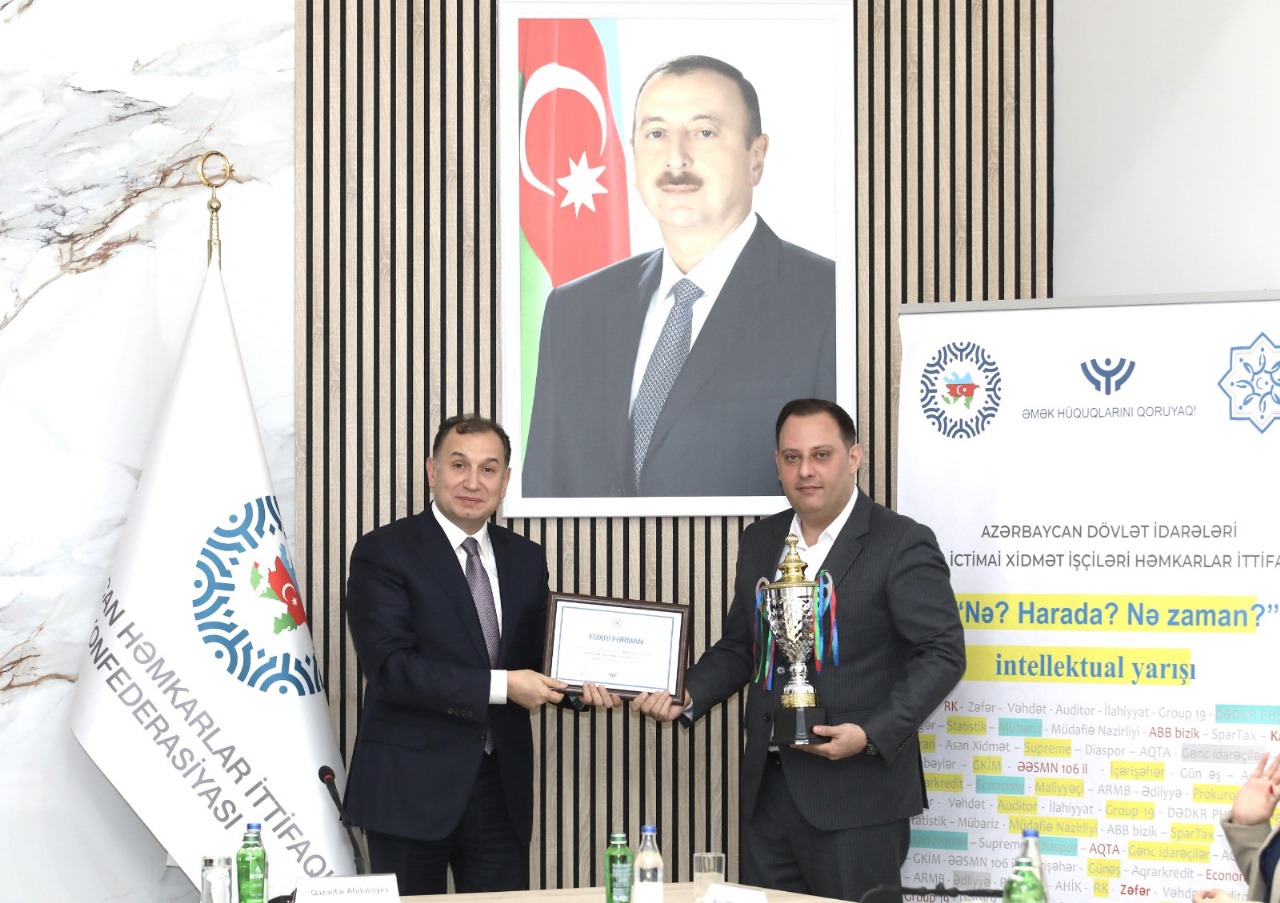  “Nə? Harada? Nə zaman?” oyununun qalibləri mükafatlandırıldı - FOTOLAR