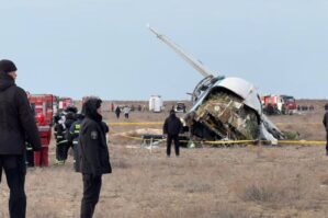 Təyyarənin qəzaya uğradığı yerdə fövqəladə vəziyyət rejimi tətbiq edildi