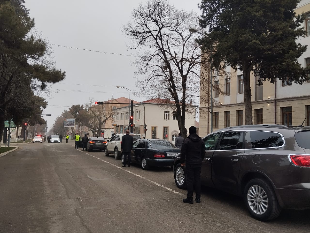 Xankəndidə bir dəqiqəlik sükut... - FOTOLAR