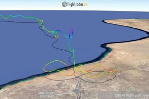 Təyyarənin qəzadan əvvəl etdiyi manevrlərin trayektoriyası yayıldı - FOTO