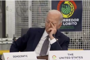 Bayden liderlərlə görüşdə yuxuya getdi - VİDEO