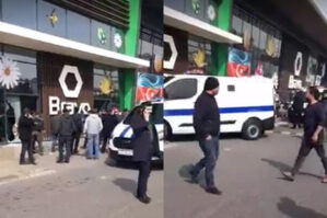 Hipermarketə silahlı basqın edənlərə hökm oxundu - VİDEO