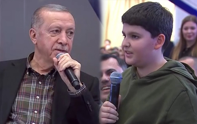 Ərdoğanla nəvəsinin dialoqu maraqla qarşılandı - VİDEO