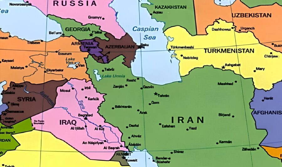 Yaxın Şərq qan gölünə çevrildi – Azərbaycanın seçimi nə olacaq? 1 iran region xerite 13414