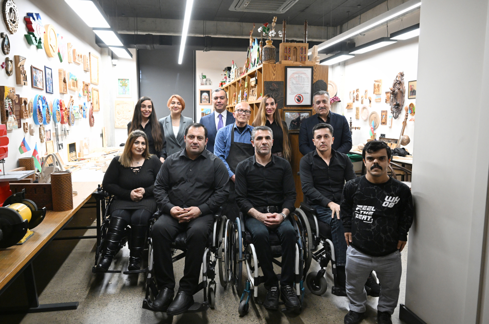 Leyla Əliyeva və Arzu Əliyeva DOST İnklüziv İnkişaf və Yaradıcılıq Mərkəzində - FOTOLAR