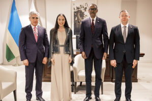 Leyla Əliyeva Ruanda prezidenti ilə görüşdü - FOTOLAR