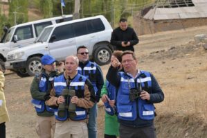 Litvanın İrəvandakı səfiri sərhədə gəldi