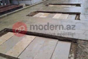 II Fəxri Xiyabanda qəhrəmanlara qazılan üç məzar... - FOTO